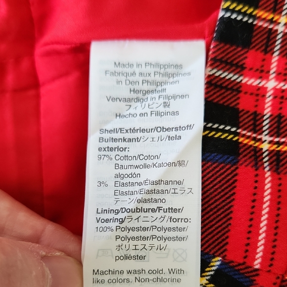 J. Crew Vibrant Red Plaid Pencil Skirt - Picture 7 of 7